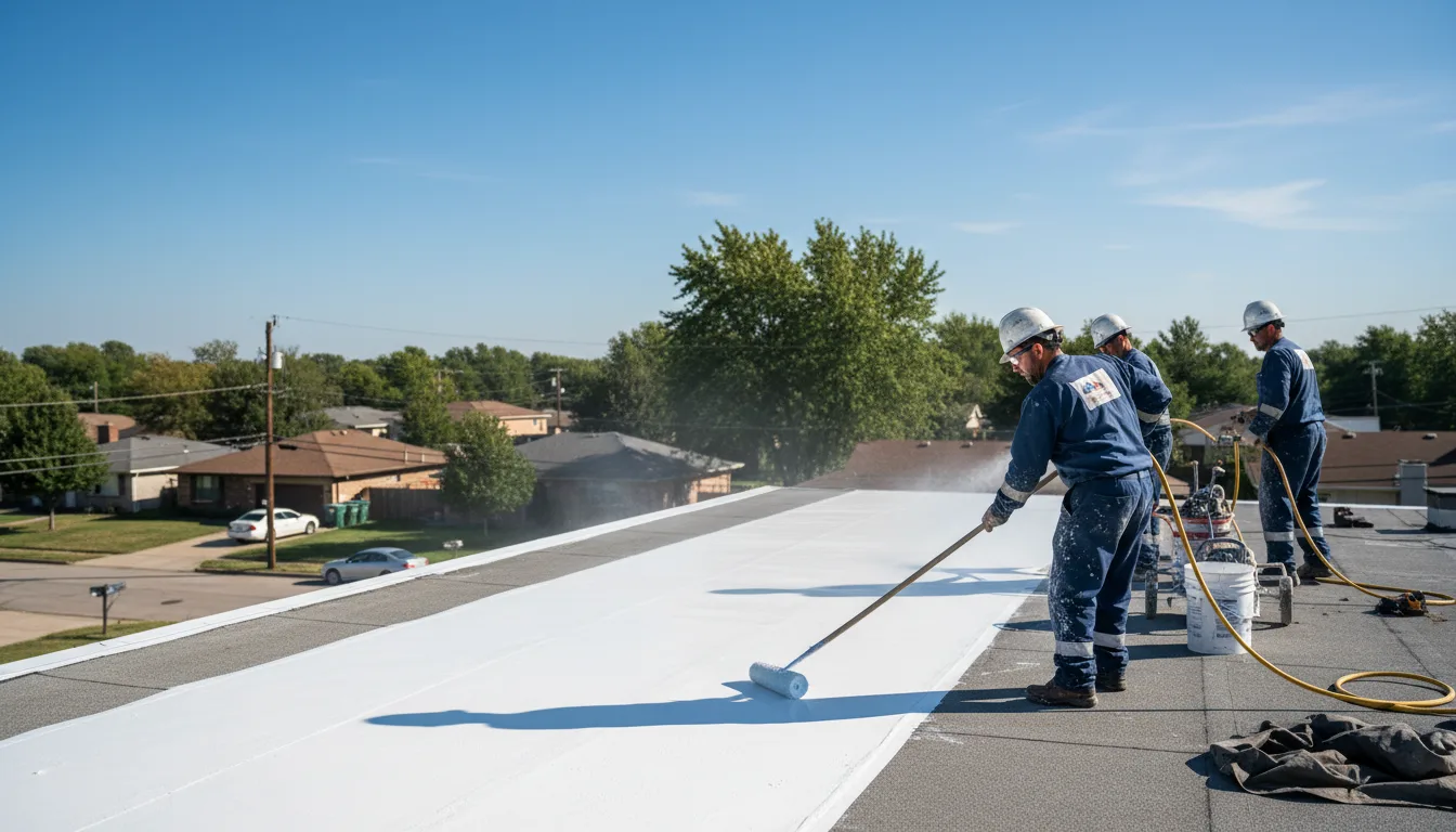 Commercial roof coating in Fouke, AR near me